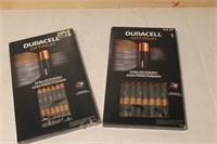 2 New packages of Duracell optimum AA and AAA