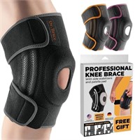 DR. BRACE ELITE Knee Brace with Side Stabilizers &