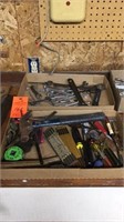 Assorted tools, wrenches, screwdrivers etc