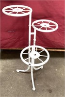 3 Tier White Metal Plant Stand