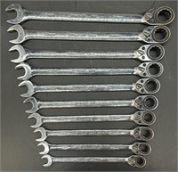 SnapOn 10 Pc 12 Pt Metric Flank Drive Ratcheting