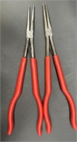 SnapOn Long Reach Needle Nose Pliers (2)