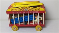 1962 FISHER PRICE CIRCUS WAGON SET - COMPLETE - RE