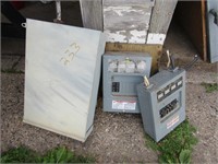 3 ELECTRICAL PANELS BREAKER BOX