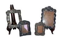 Lot of 4 Silver Picture Frames