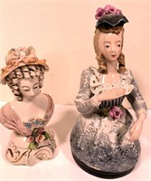 2pcs- Cordey Porcelain figurines