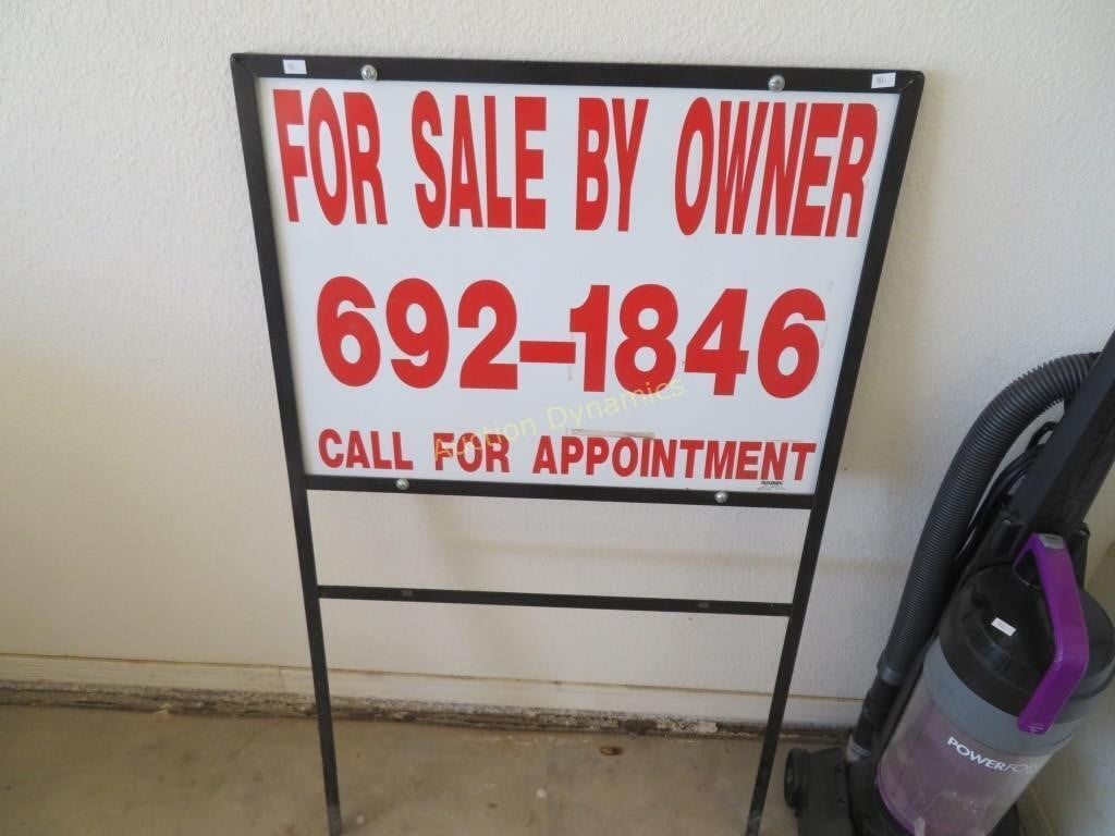 Yard For Sale Sign