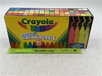 NEW 64ct Crayola Washable Sidewalk Chalk Set