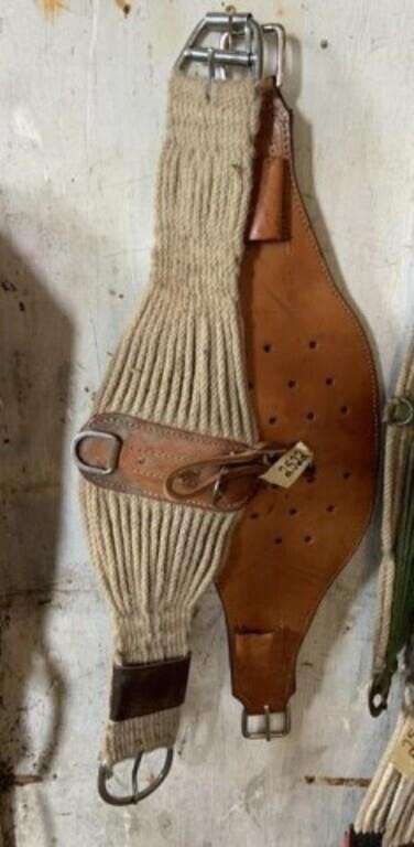 Leather & Cotton Roping Cinches