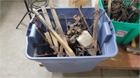 Tote of animal traps