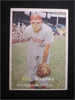 1957 TOPPS #254 RON NEGRAY PHILLIES VINTAGE