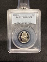1998-S Proof Nickel   PCGS PR 69