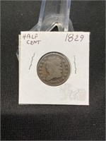 1829 Half Cent