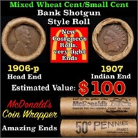 Small Cent Mixed Roll Orig Brandt McDonalds Wrappe