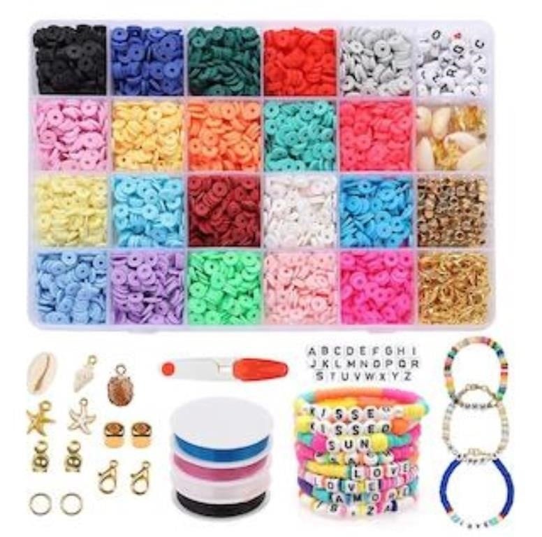 $30  3 Pack Clay Beads for Bracelet Making