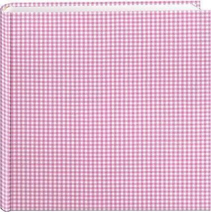 Pink Plaid Scrapbook with Embellisments Included