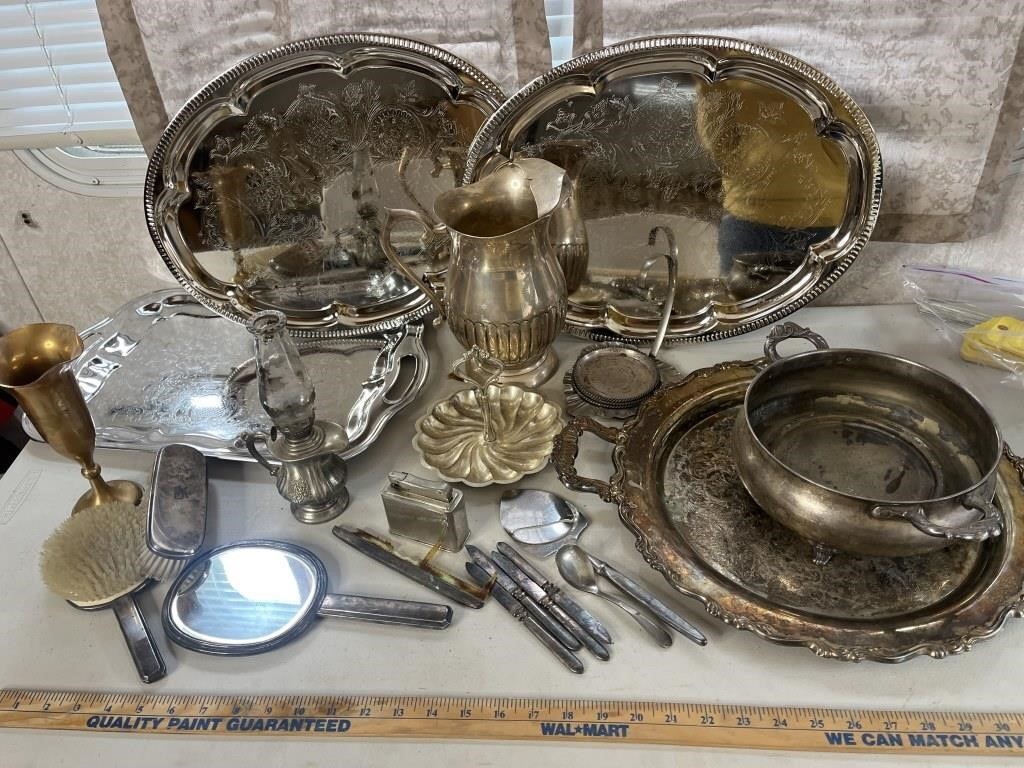 Silver Plated, Sterling and Sliver type lot