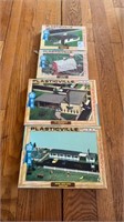Lot of 4 Plasticville HO Kits