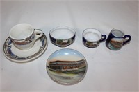 Vintage Florida Souvenir Plates - Cups