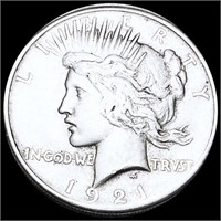 1921 Silver Peace Dollar LIGHTLY CIRCULATED