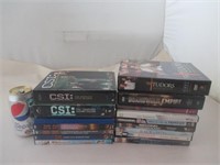 Séries DVD dont CSI, Tudors et Boardwalk Empire