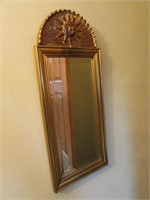 wall mirror,clock,scales & rack