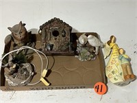 Decorator Bird House & Figurines