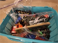 Bin of Army Toys