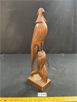 Large Wood Carved Bird