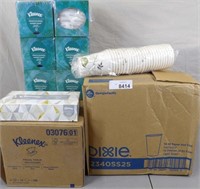 Dixie Hot Cups & Kleenex Tissue
