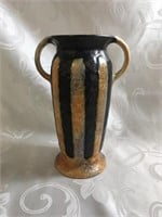 Czech Art Deco Pottery Vase
