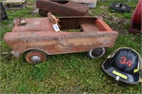 Antique Fire Truck Pedal Car