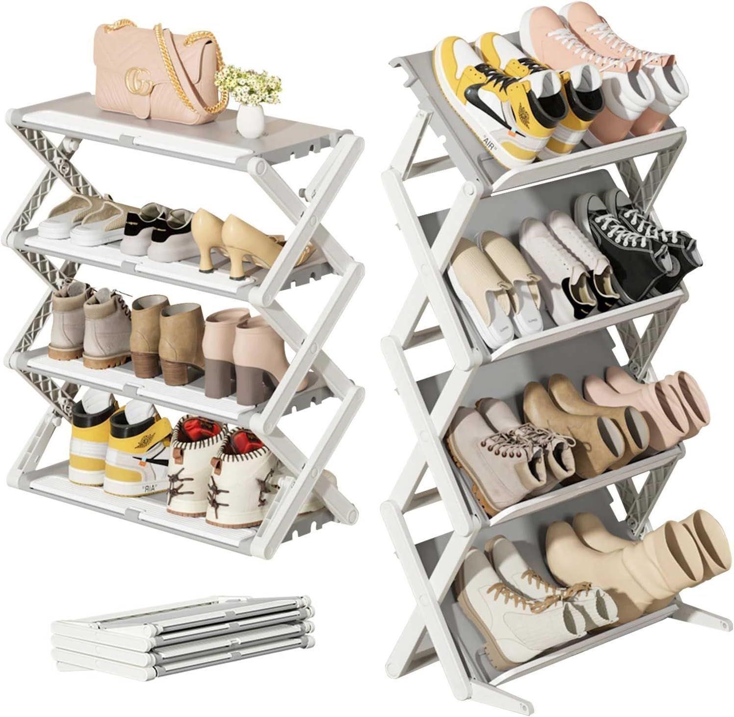 $70 Foldable Shoe Rack 4-Tier