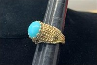 Vintage 14k gold Ring size 6 -8g