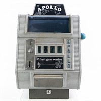 Vintage Apollo Model Fll Fruit Gum Vending Machine
