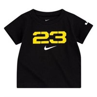 Nike Boys' 24M Lebron Short Sleeve Shirt in Black
