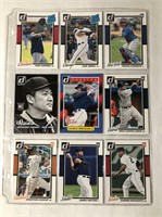 9 Rookie Baseball Cards