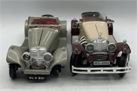 2 Die-Cast Model Cars, incl Mercedes & Jaguar