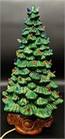 Vintage 21” Lighted Christmas Tree (Works)