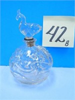 Hobnail Perfume Bottle w/ Fish Stopper