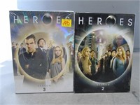 Heroes Season 2 and Season 3 DVD Series