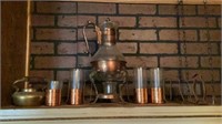 Glass/Brass Kitchen Decor