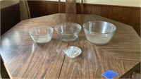 Glass Mixing Bowls & Juicer