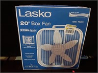 Lasko 20" box fan..new