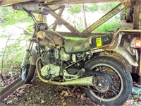 Suzuki Motorcycle & Trailer - Salvage,Parts Only