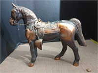 Vintage horse from Clock. Approx 12 inches