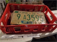 Coke Crate of Indiana License Plates