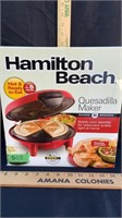 Hamilton Beach Quesadilla Maker NEW