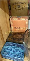 CIGAR BOXES - TOBACCO TINS