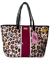NEW Betsey Johnson Leopard Tote